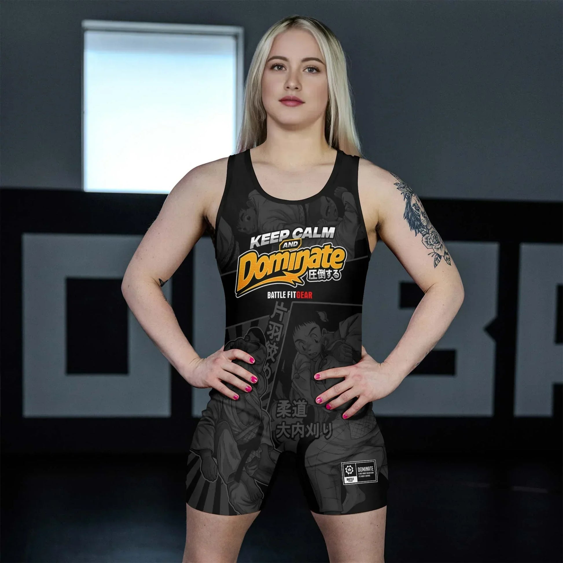 Keep Calm Dominate Wrestling Singlets