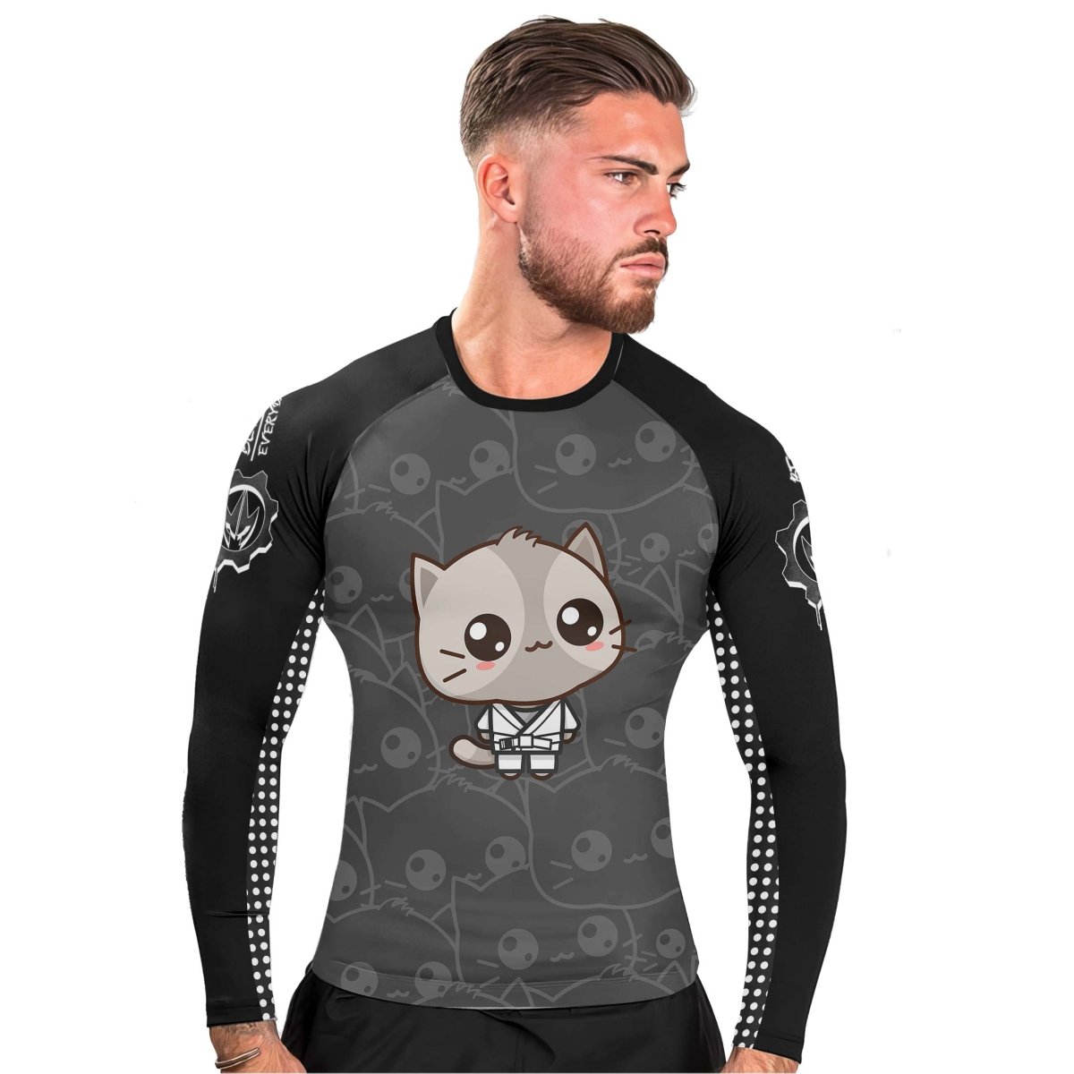 Kimeora Pink Men's Long Sleeve Rash Guard - BattleFitGear