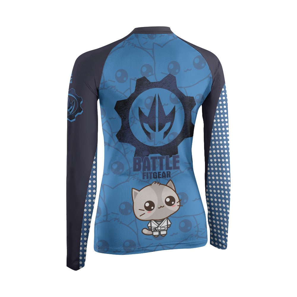 Kimeora Pink Women's Long Sleeve Rash Guard - BattleFitGear