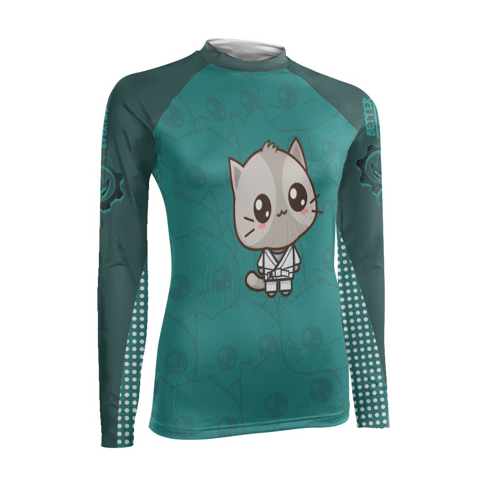 Kimeora Pink Women's Long Sleeve Rash Guard - BattleFitGear