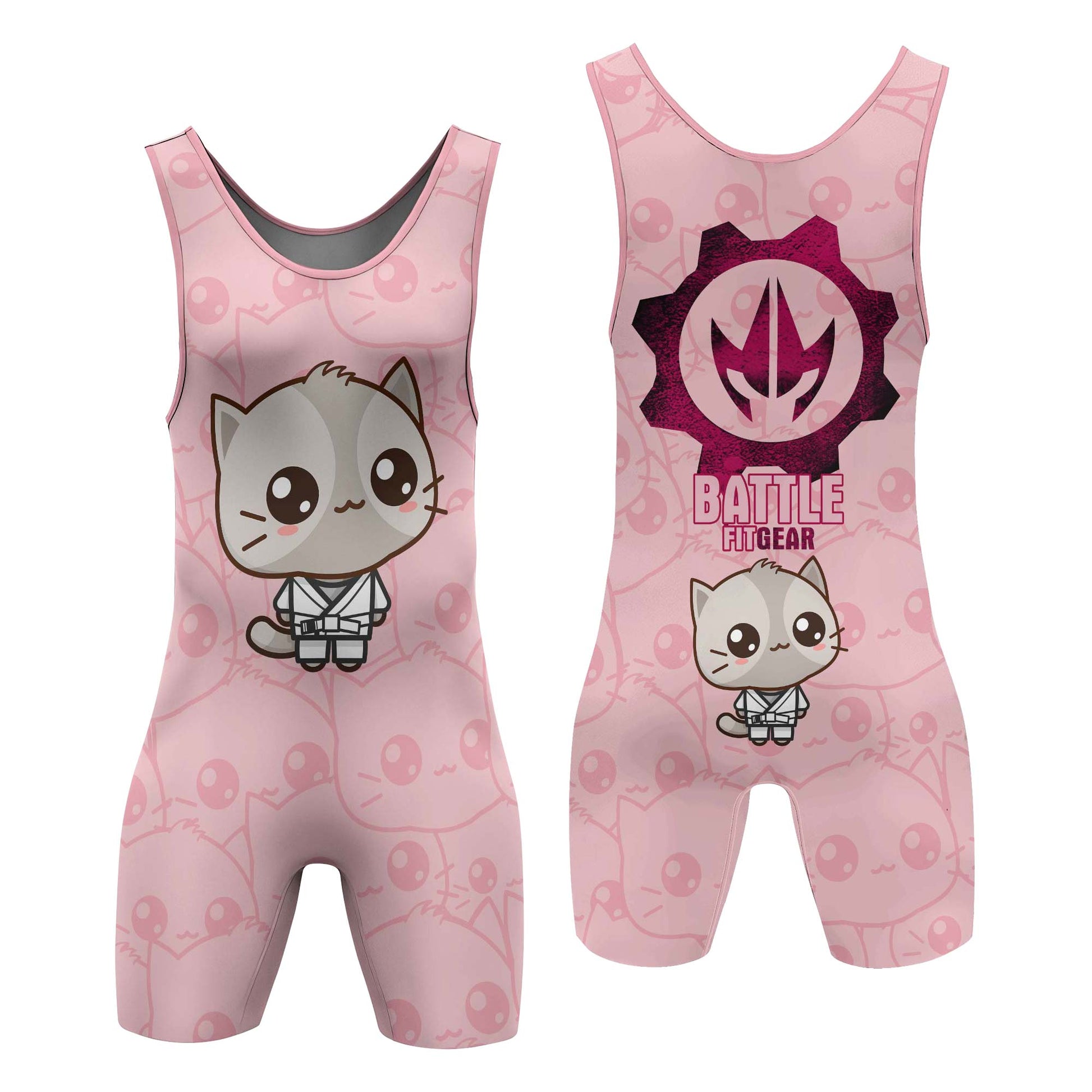 Kimeora Pink Ranked Wrestling Singlets