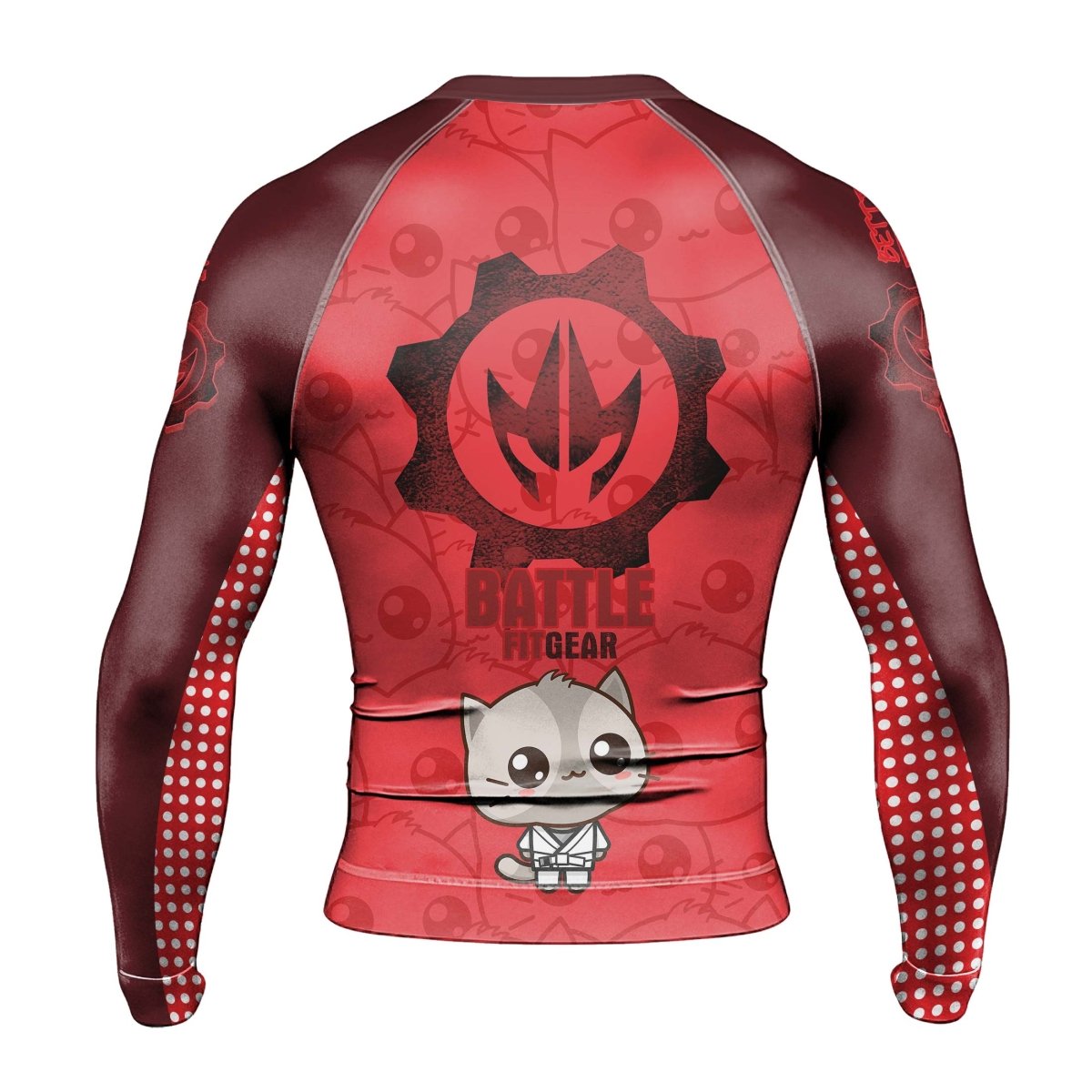 Kimeora Pink Men's Long Sleeve Rash Guard - BattleFitGear