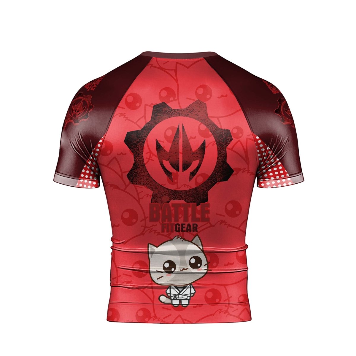 Kimeora Pink Men's Short Sleeve Rash Guard - BattleFitGear