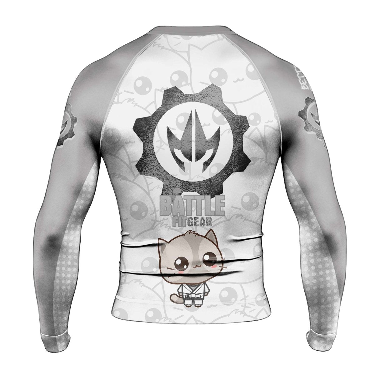 Kimeora Pink Men's Long Sleeve Rash Guard - BattleFitGear