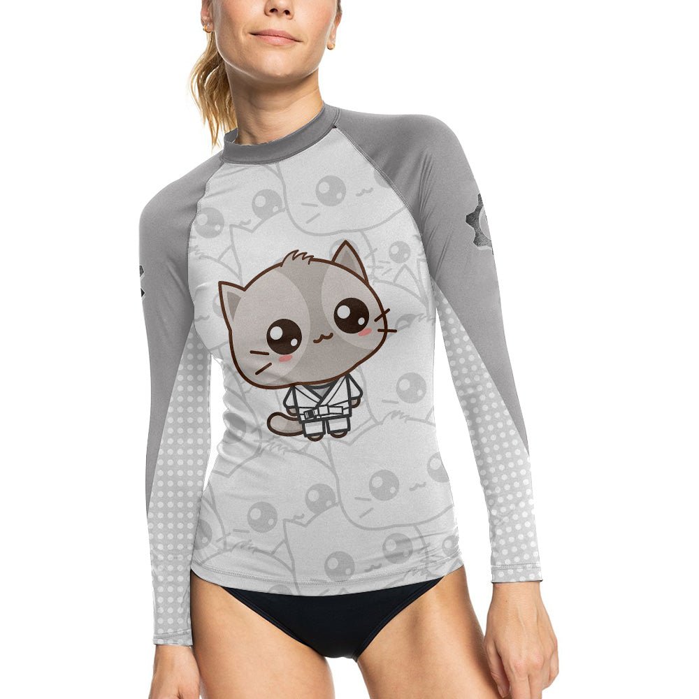 Kimeora Pink Women's Long Sleeve Rash Guard - BattleFitGear