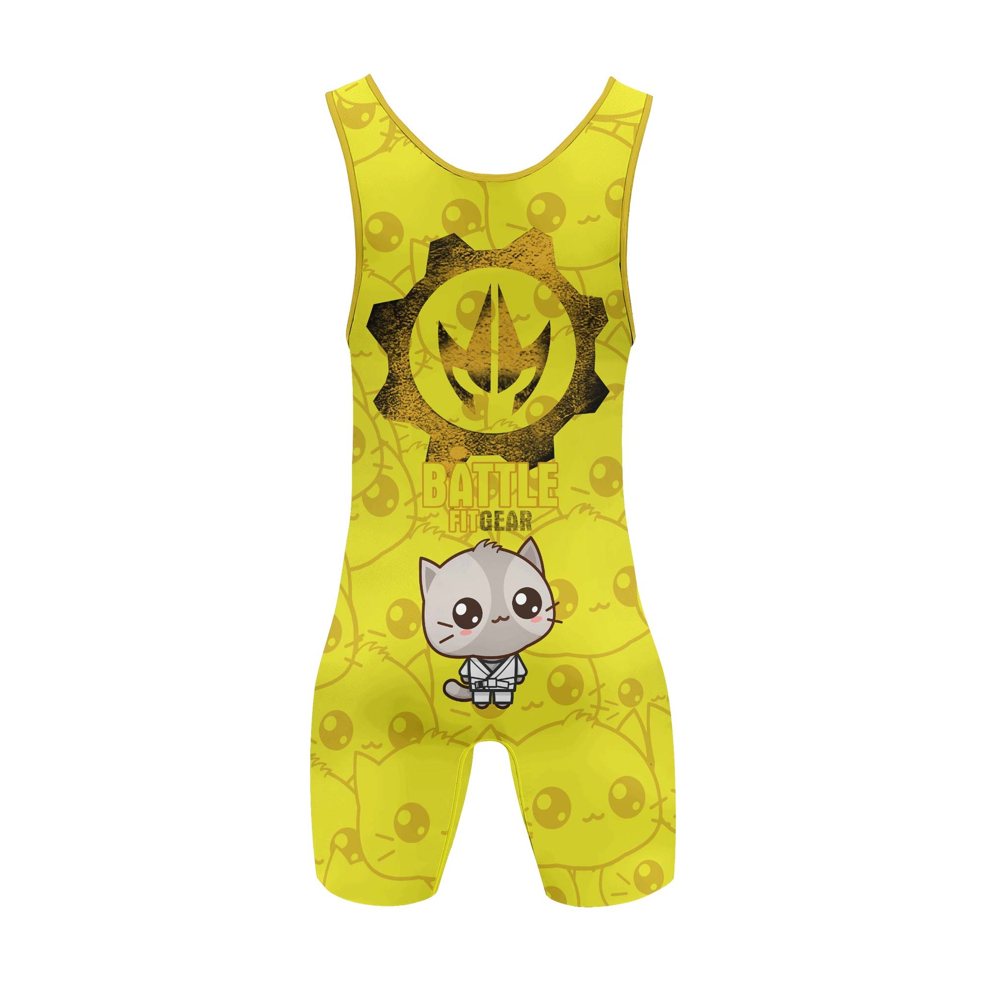 Kimeora Yellow Ranked Wrestling Singlets