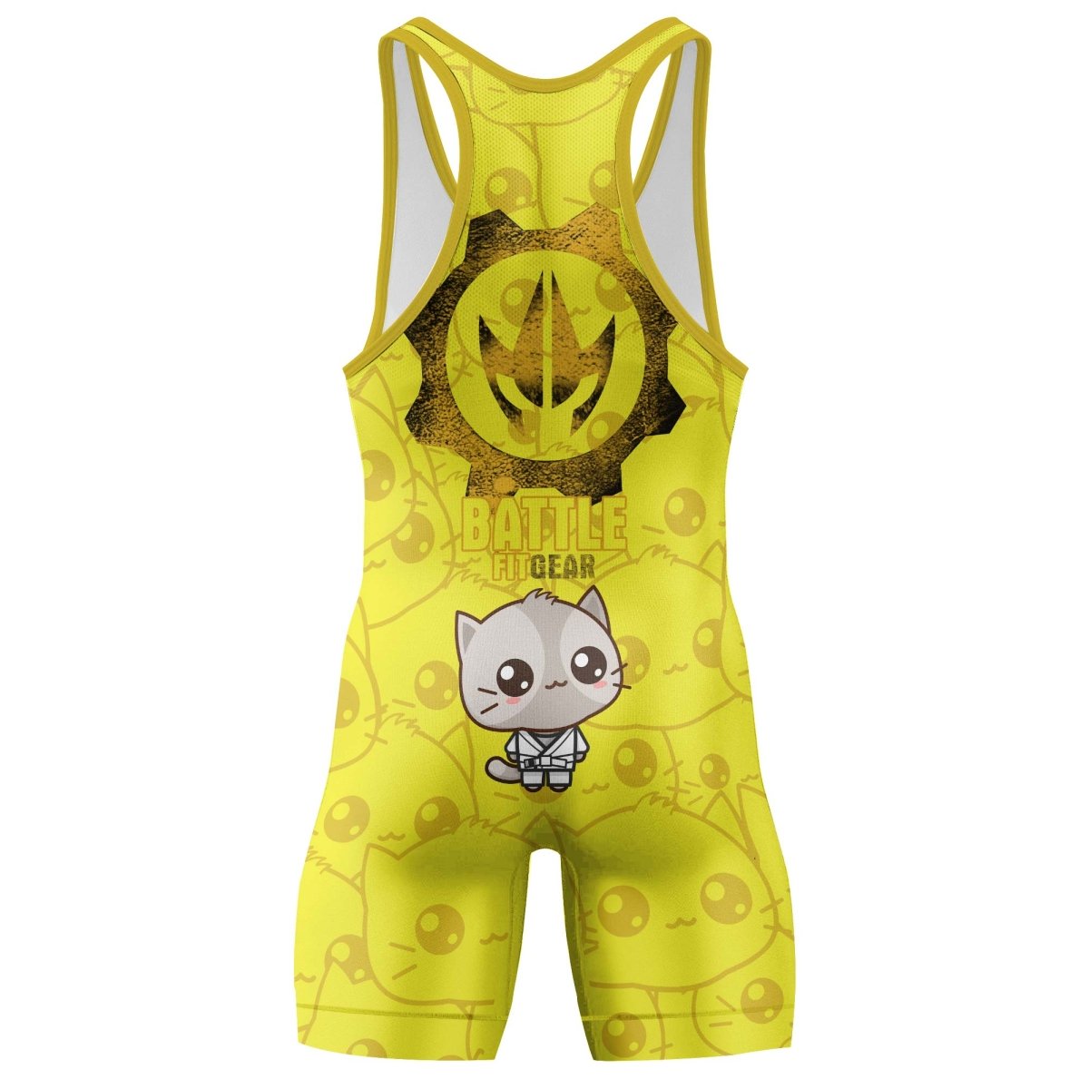 Kimeora Yellow Ranked Wrestling Singlets - BattleFitGear