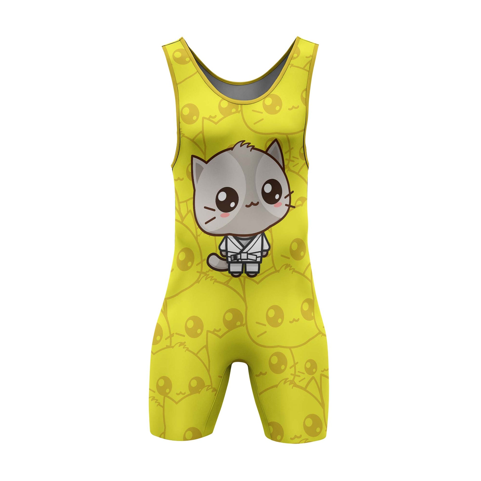 Kimeora Yellow Ranked Wrestling Singlets