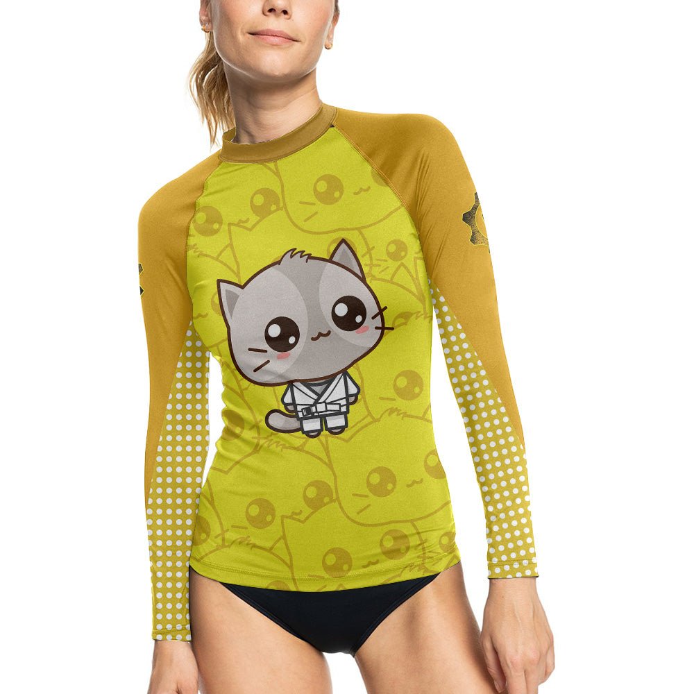 Kimeora Pink Women's Long Sleeve Rash Guard - BattleFitGear