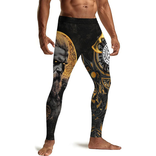 King Ragnar Lodbrok Men's Compression Leggings