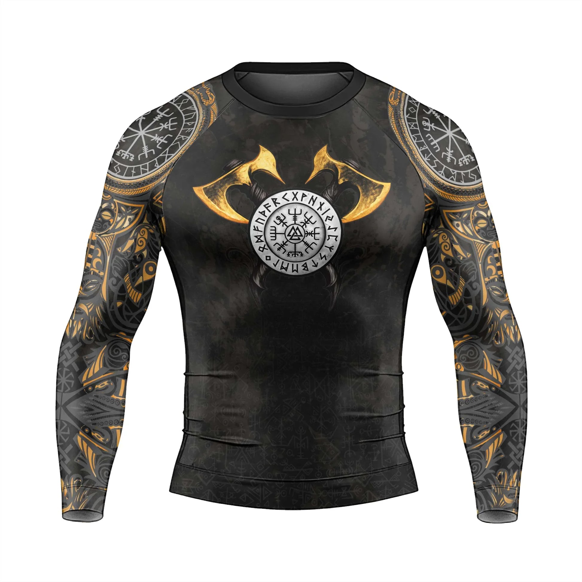 King Ragnar Lodbrok Men's Long Sleeve Rash Guard