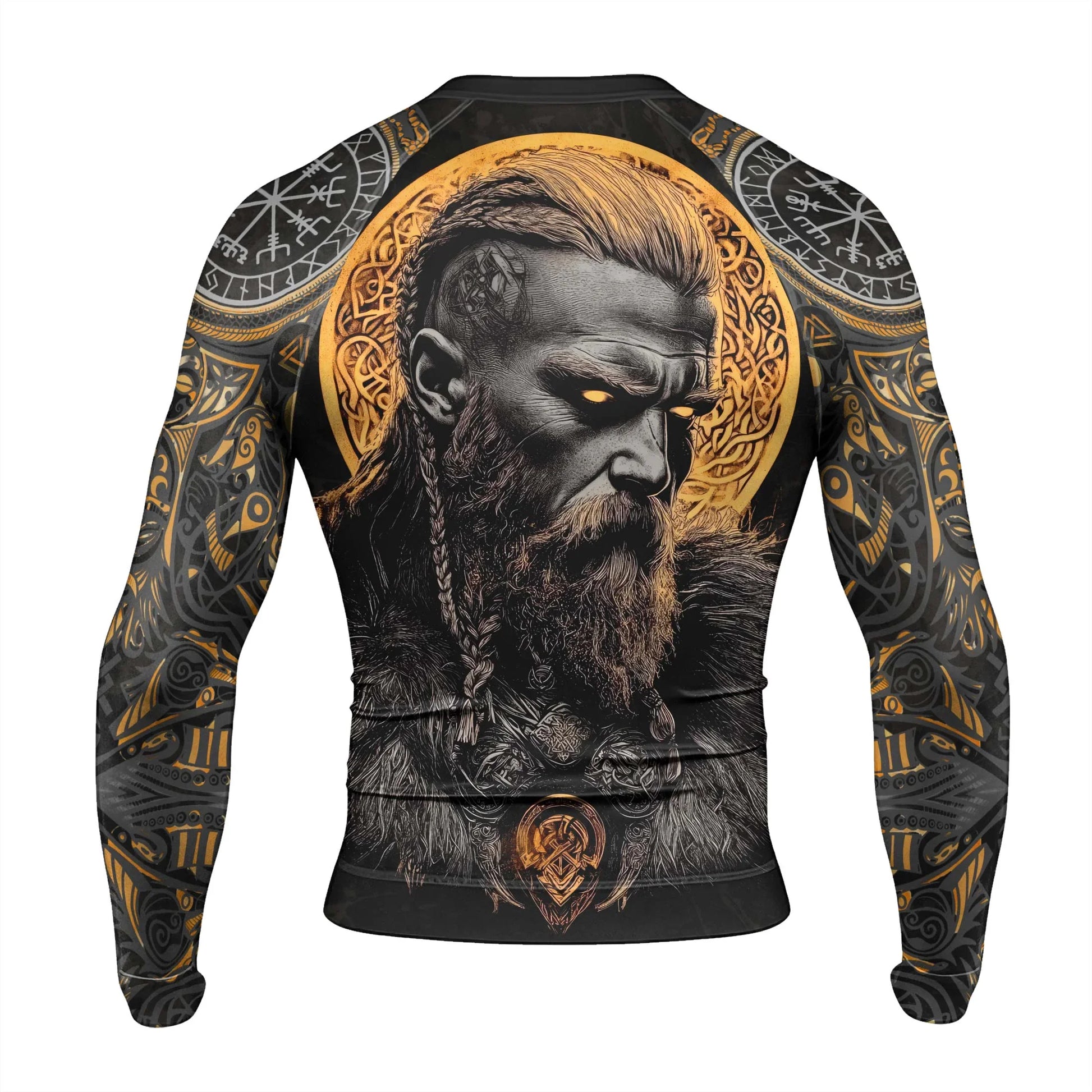 King Ragnar Lodbrok Men's Long Sleeve Rash Guard