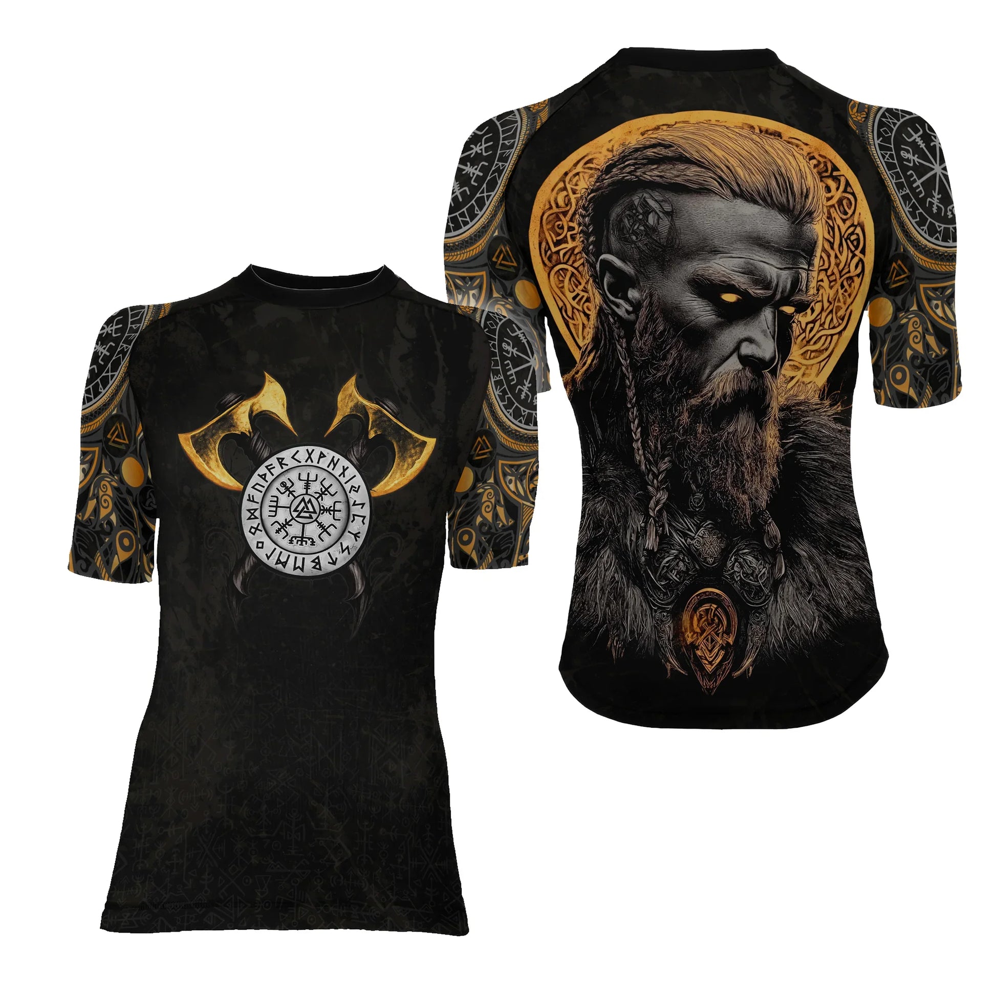 King Ragnar Lodbrok Women's Short Sleeve Rash Guard