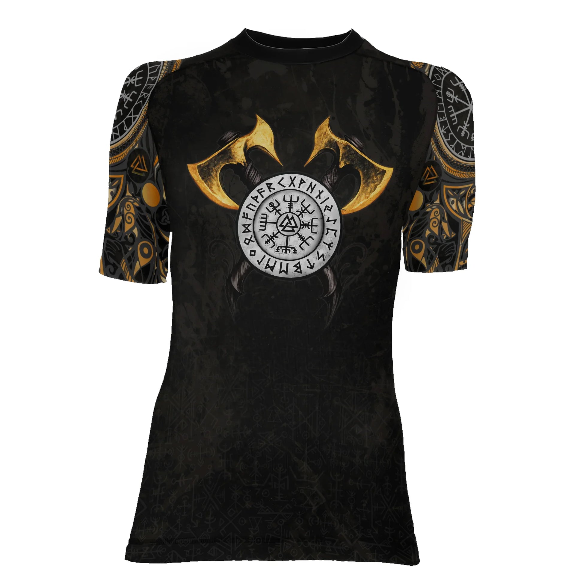 King Ragnar Lodbrok Women's Short Sleeve Rash Guard
