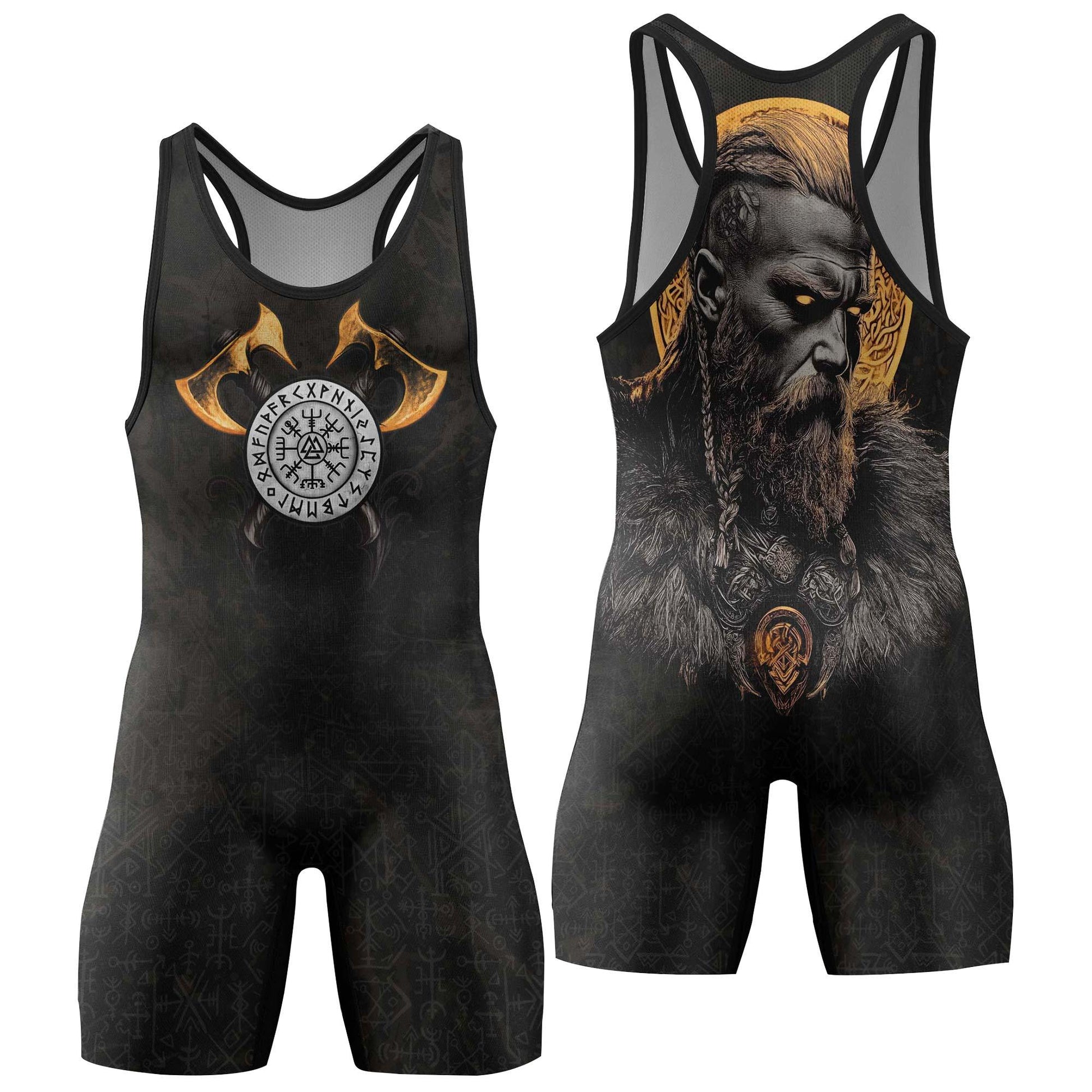 King Ragnar Lodbrok Wrestling Singlets