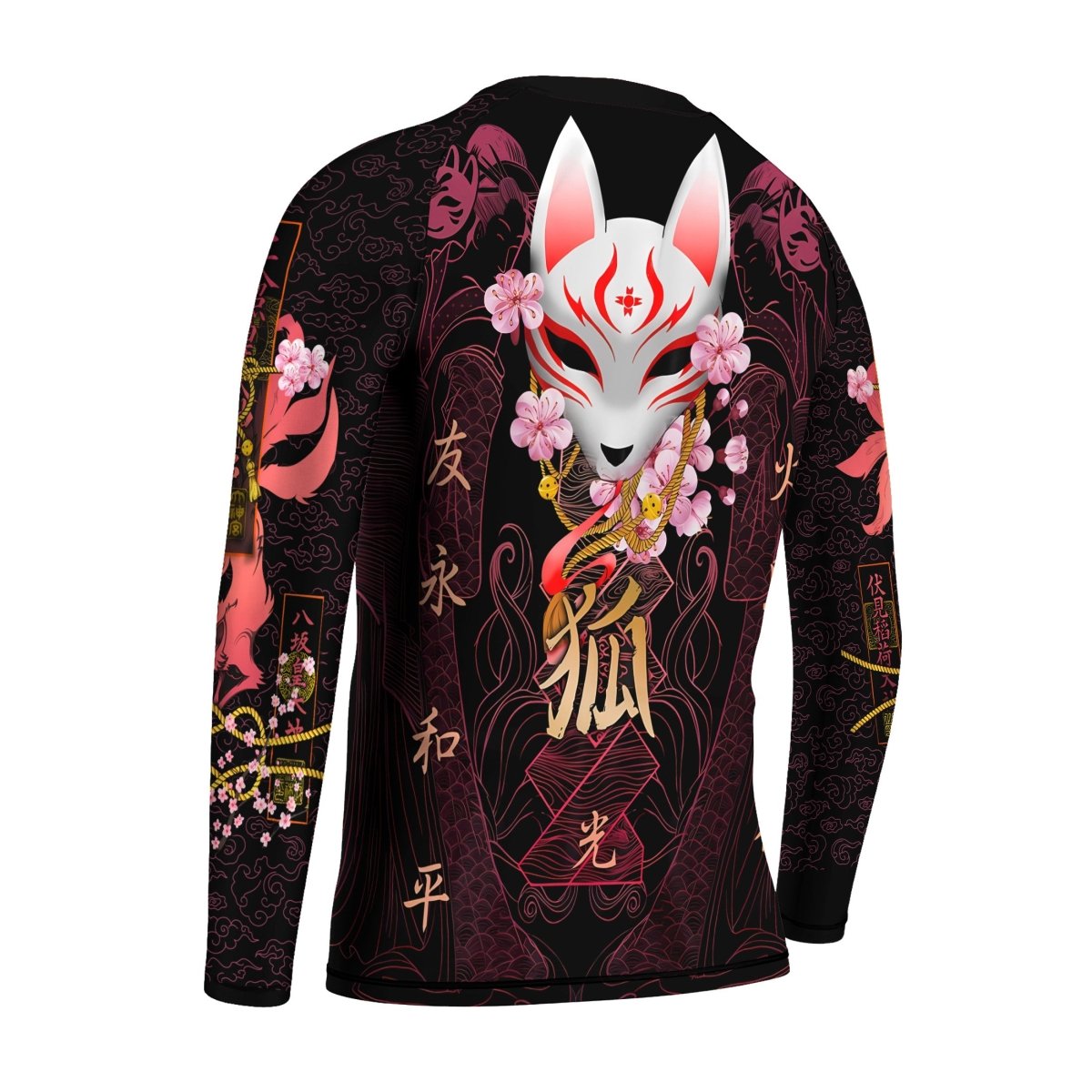 Kitsune Mask Kids Rash Guard - BattleFitGear