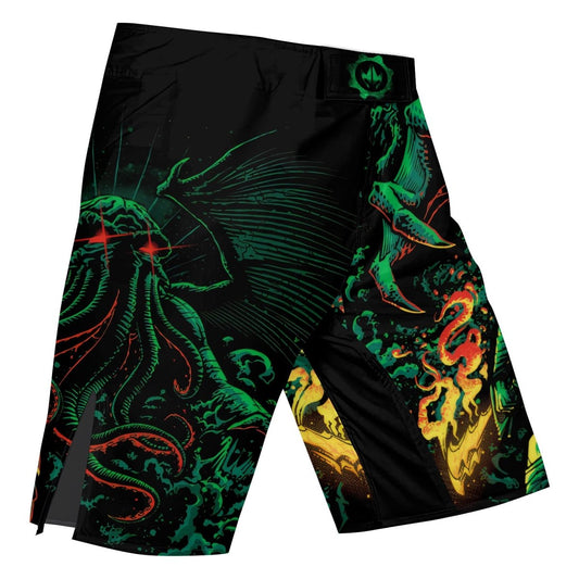 Kratos Versus Cthulhu Fight Shorts - BattleFitGear