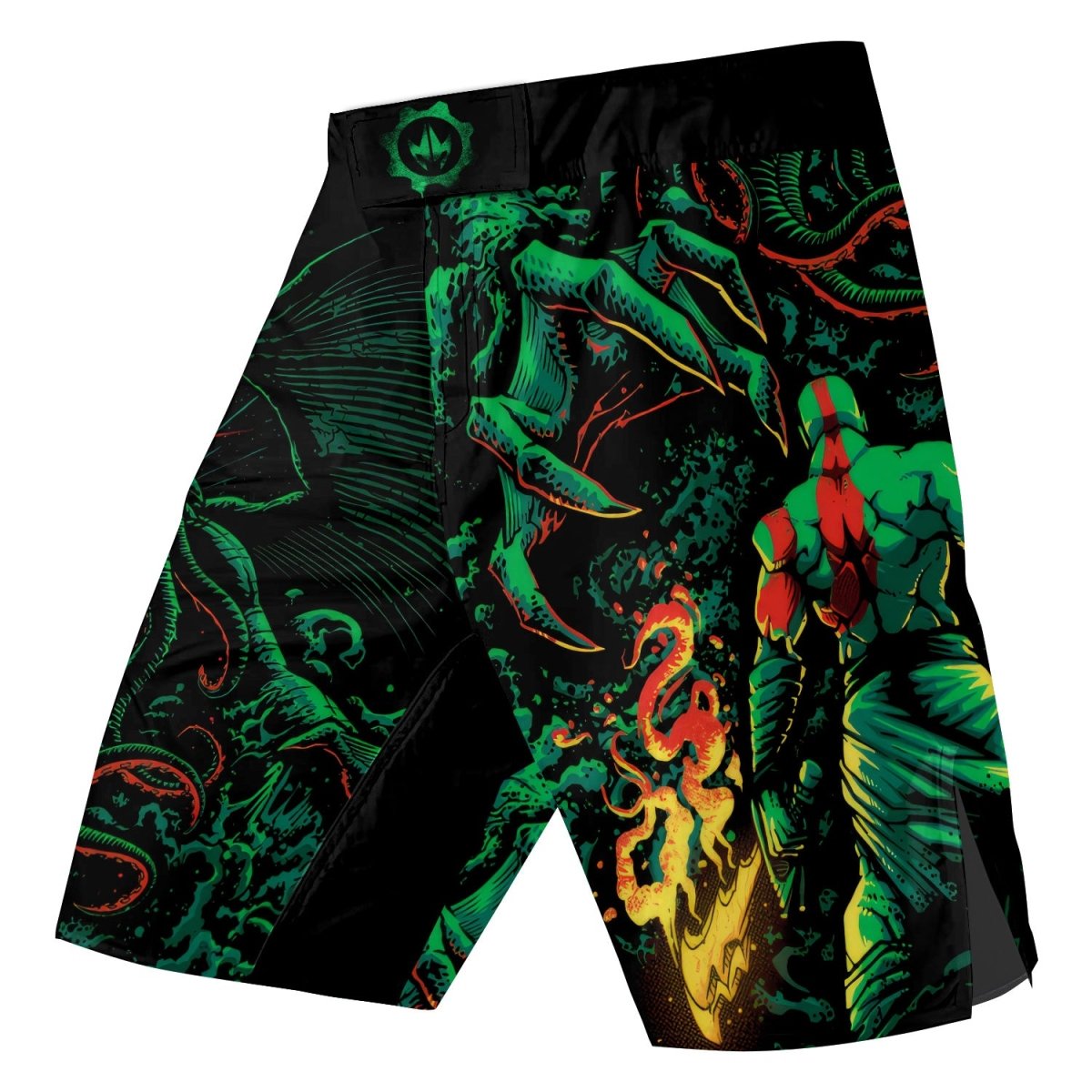 Kratos Versus Cthulhu Fight Shorts - BattleFitGear