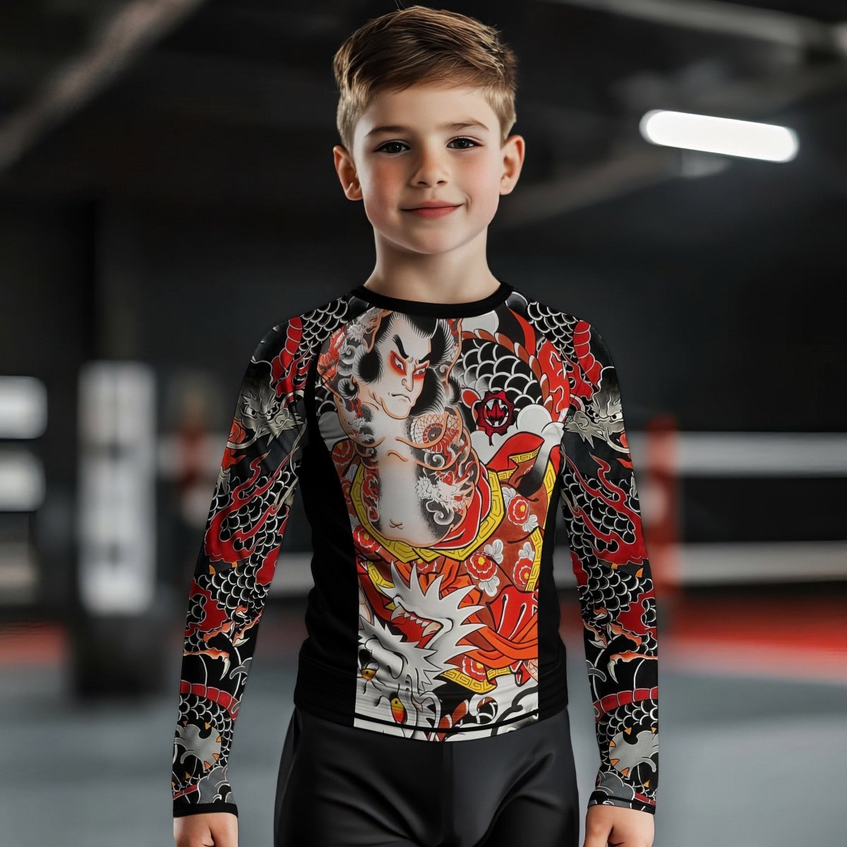 Kumonryu Shishin VS Tamatori Hime Kids Rash Guard - BattleFitGear