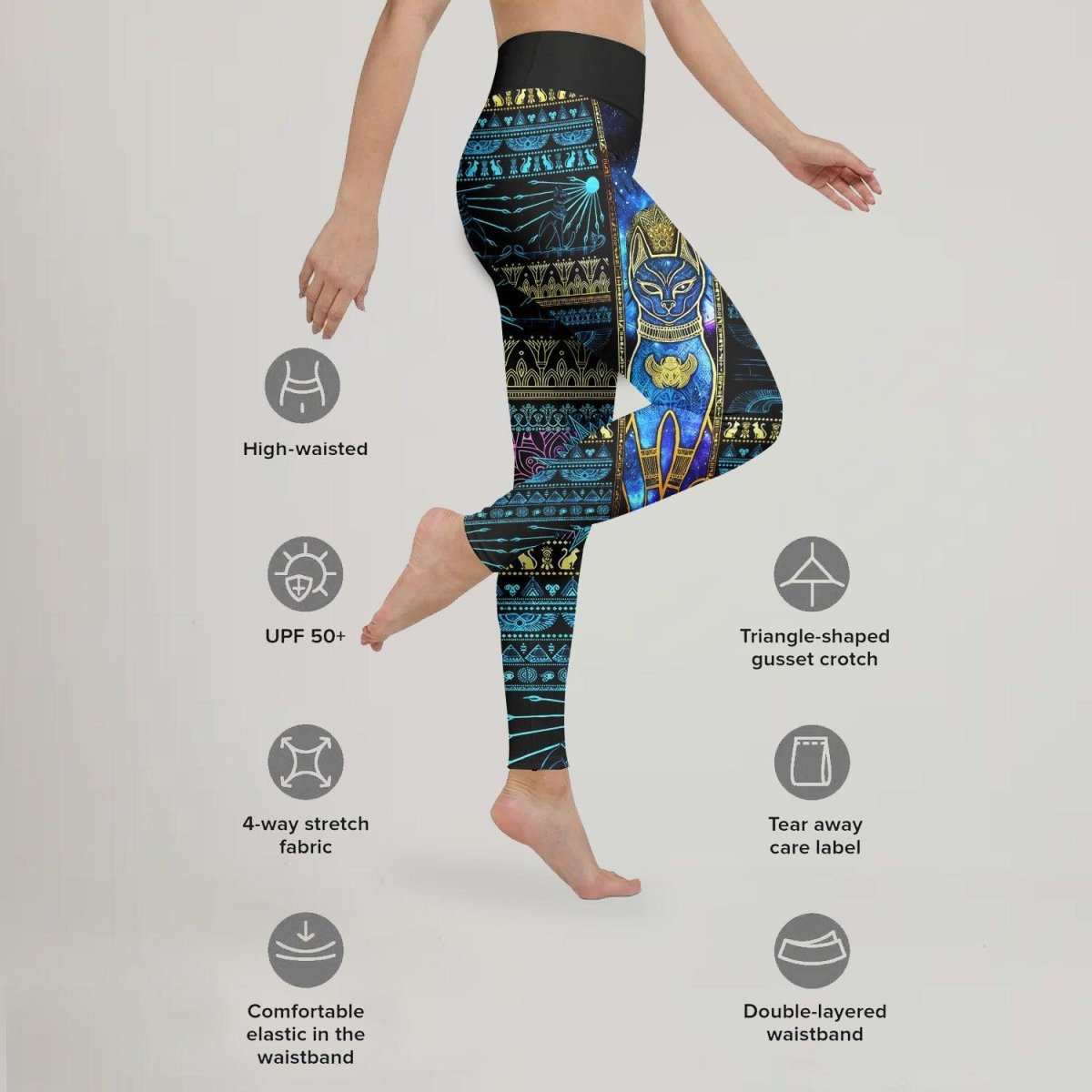 Bastet Galaxy Leggings - BattleFitGear