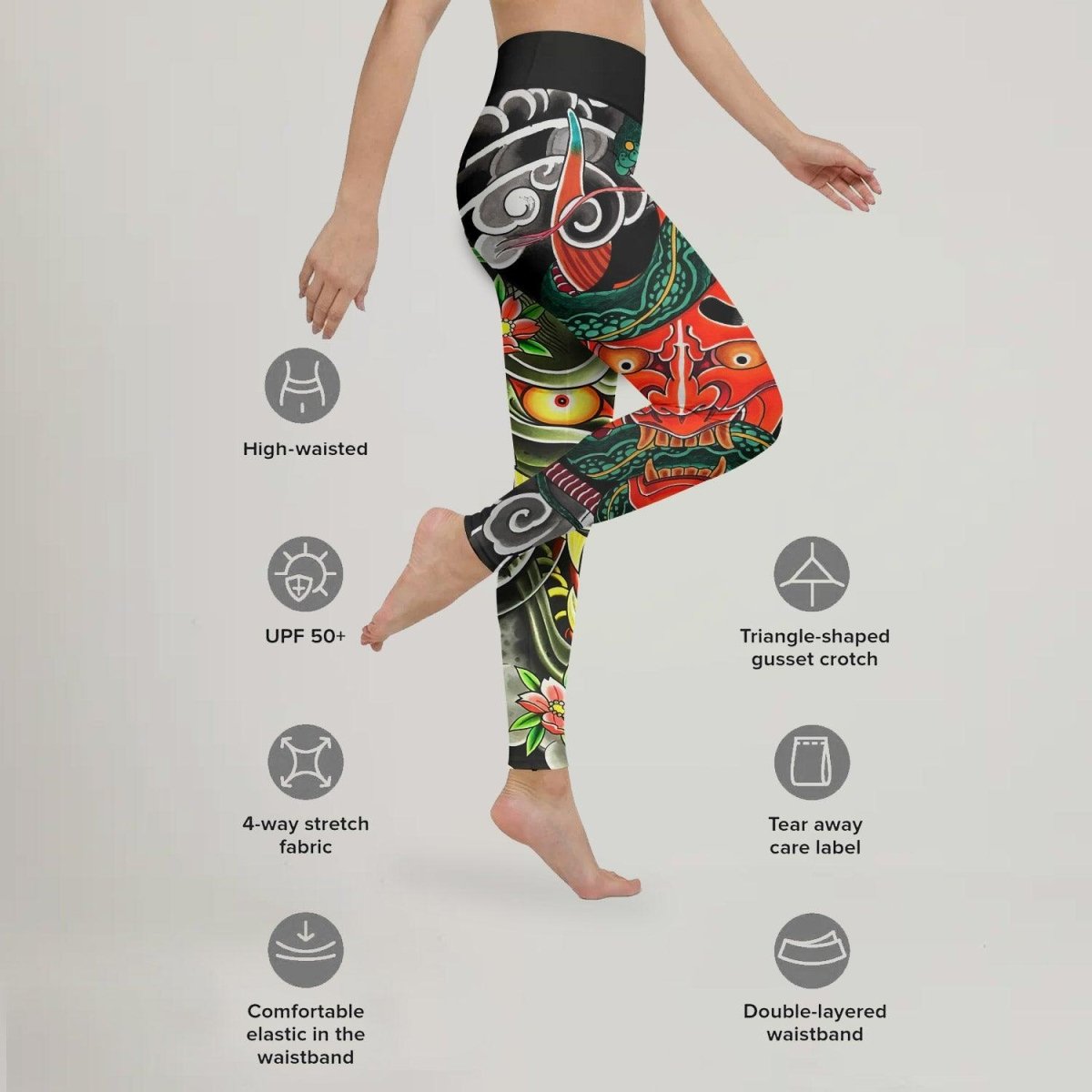 Japanese Viper Oni Leggings - BattleFitGear