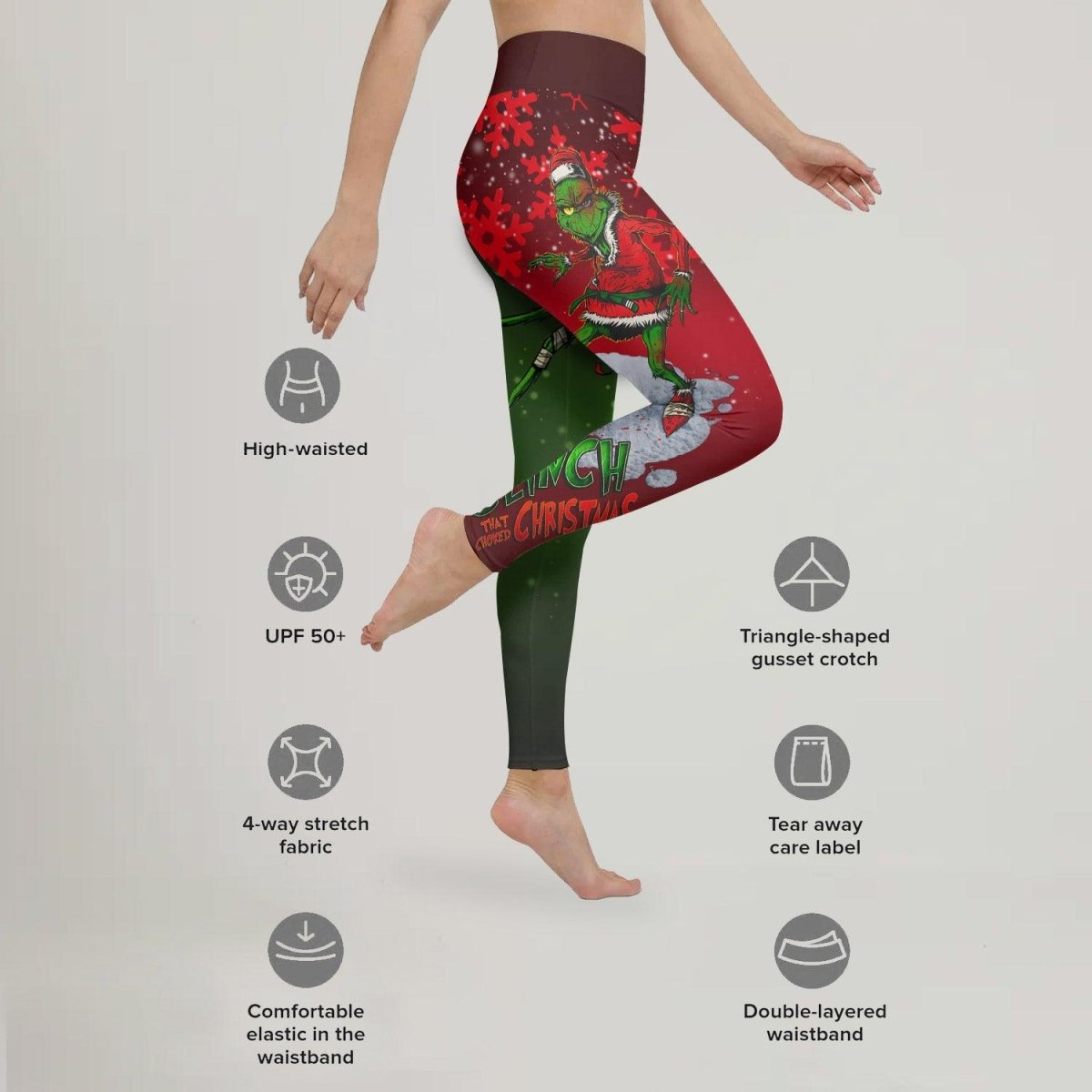 The Clinch Christmas Leggings - BattleFitGear