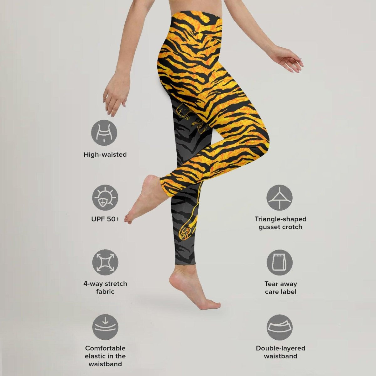 Tiger's Reflection Leggings - BattleFitGear