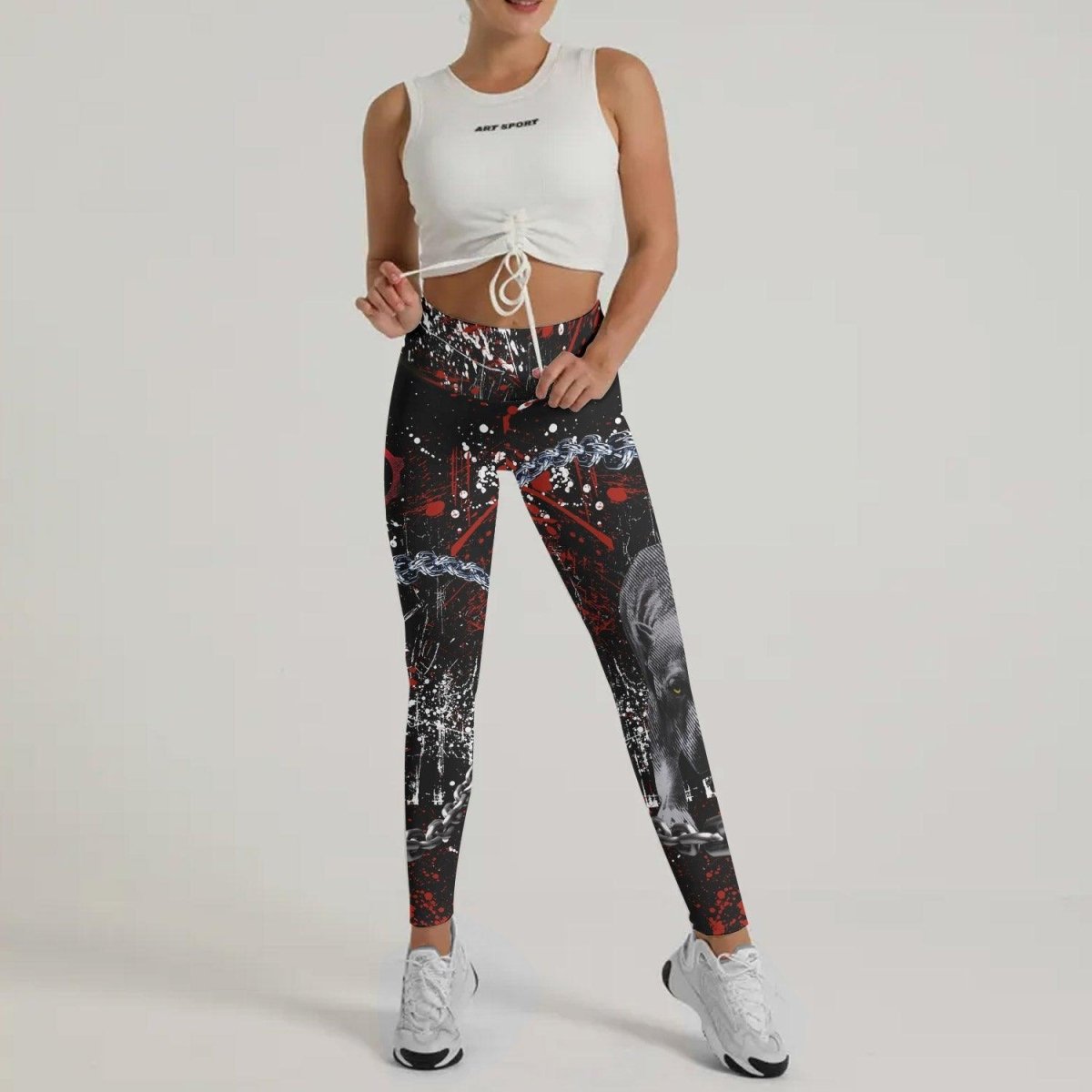 Pitbull Fighting Spirit Leggings - BattleFitGear