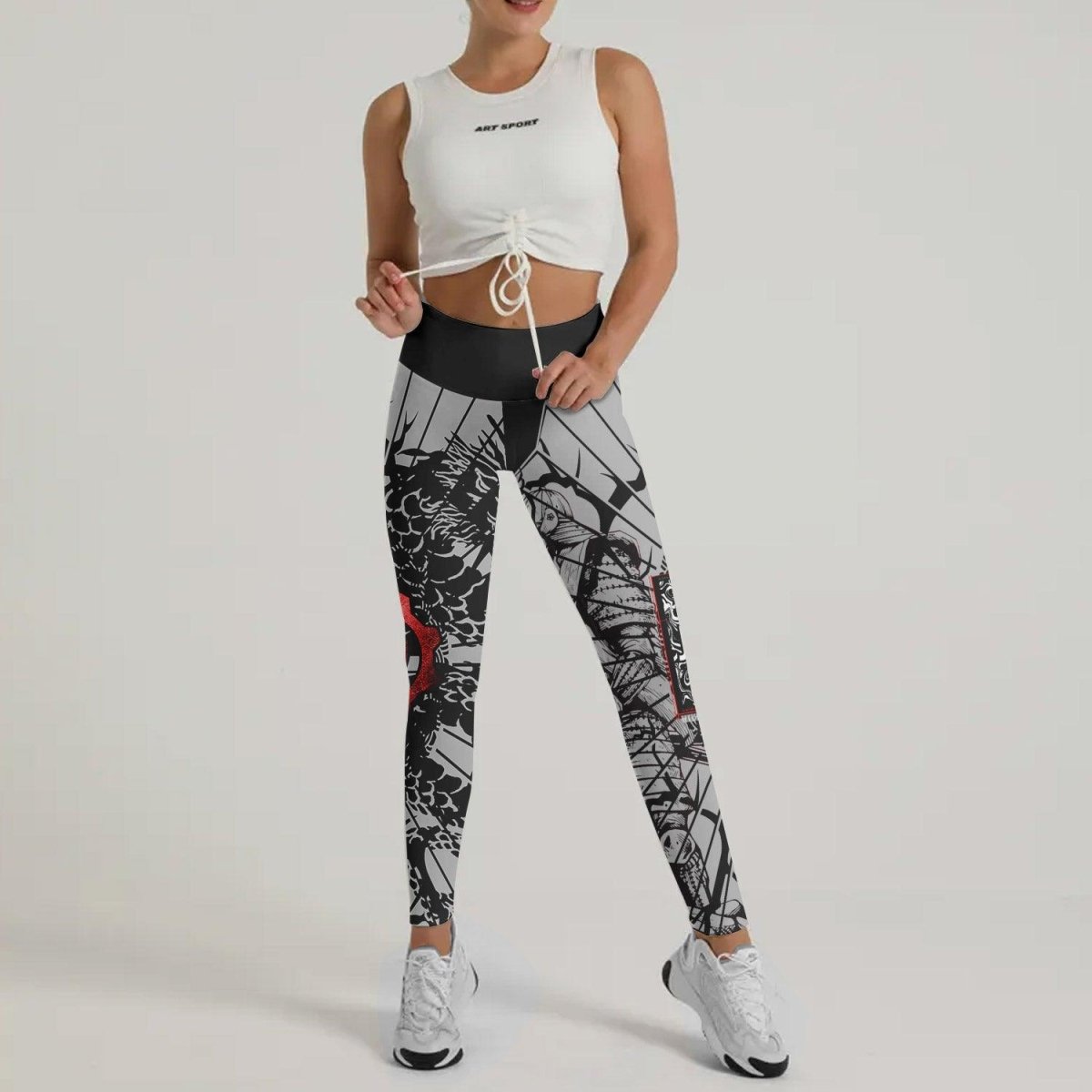 Samurai VS Dragon Leggings - BattleFitGear