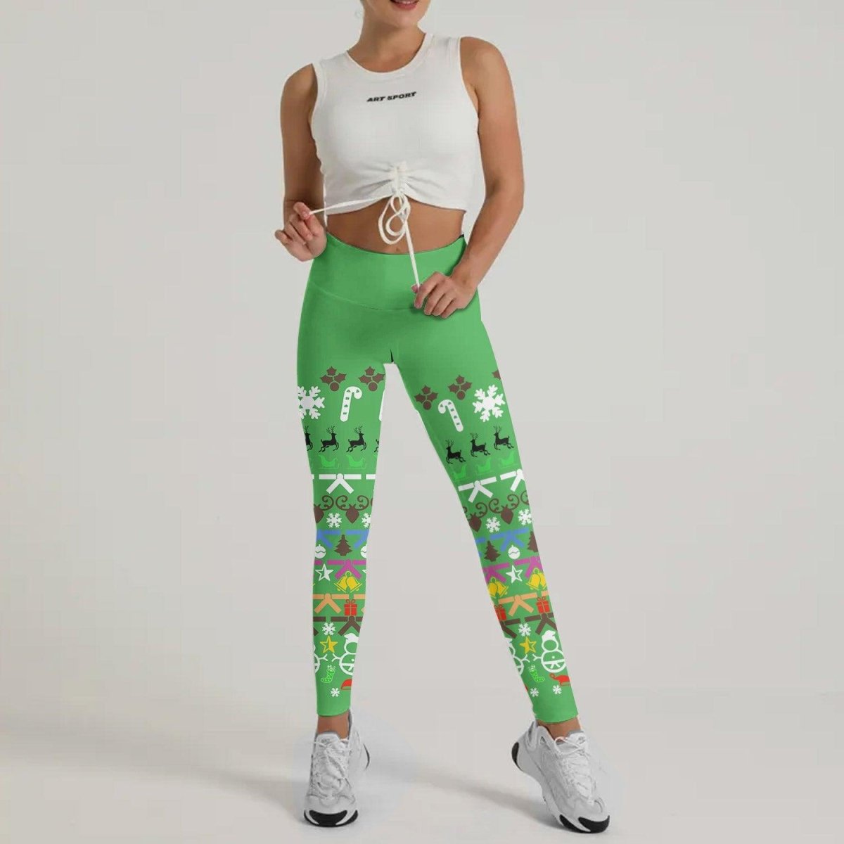 Christmas Gingerbread Leggings - BattleFitGear