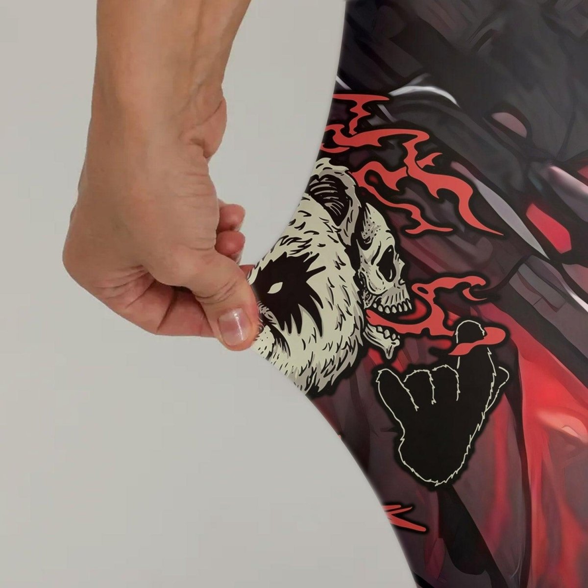 Panda Skull Leggings - BattleFitGear