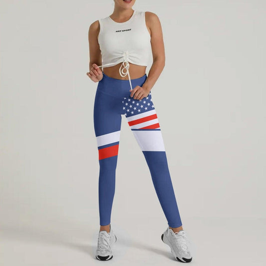 American Flag Leggings - BattleFitGear