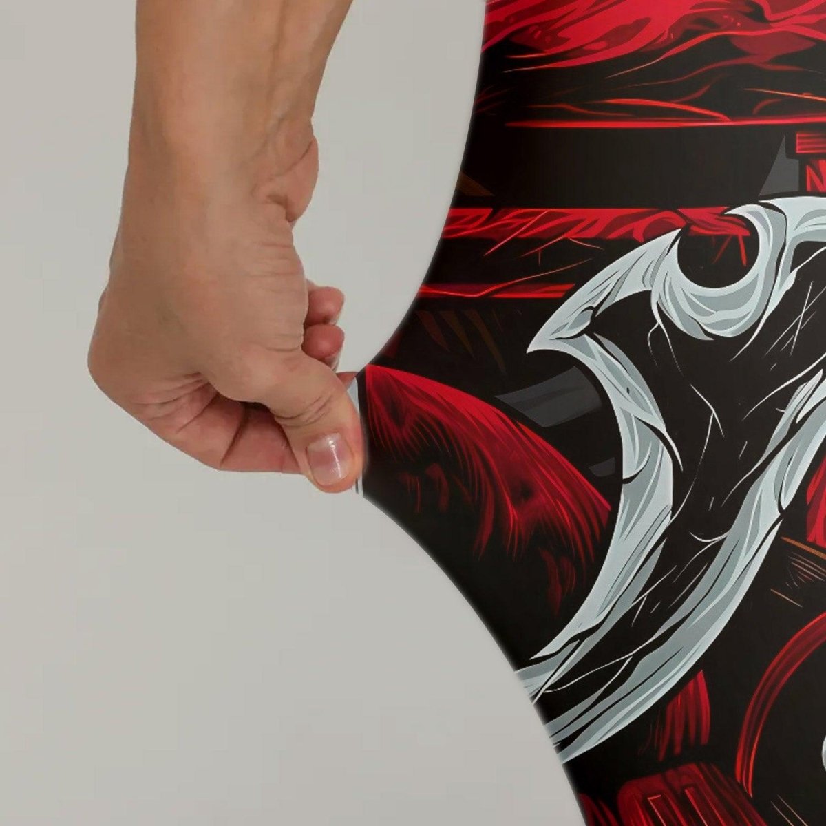 Japanese Red Demon Samurai Leggings - BattleFitGear