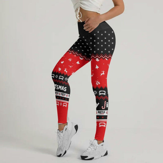 Villain Santa Claus Jitsmas Leggings - BattleFitGear