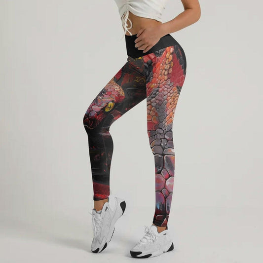 Red Viper Leggings - BattleFitGear