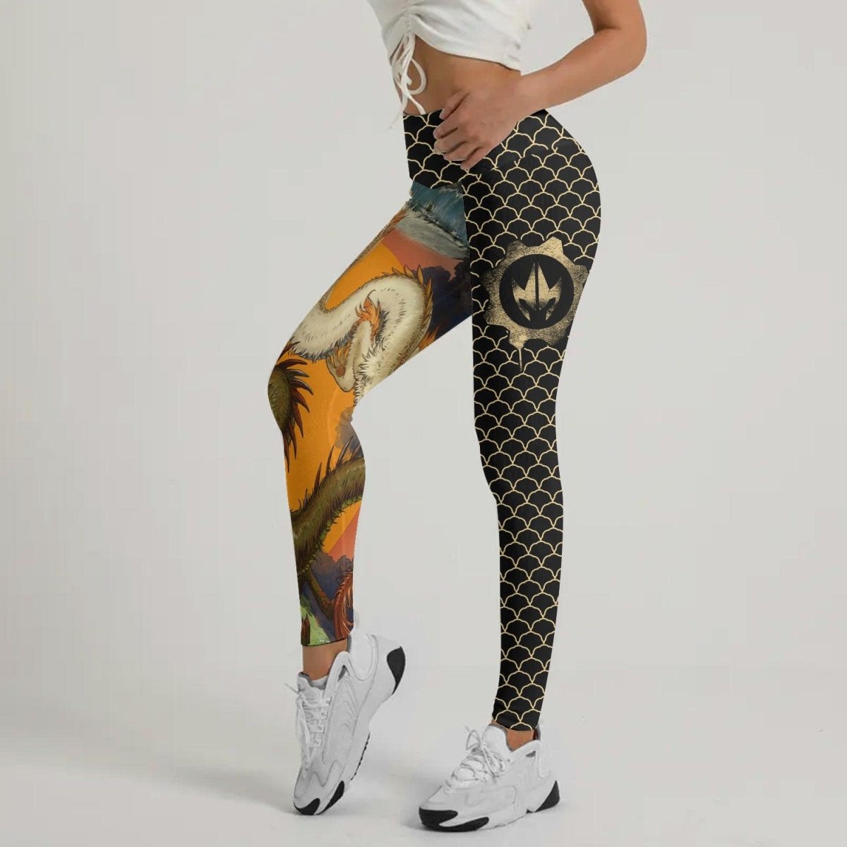 Twin Dragon Leggings - BattleFitGear