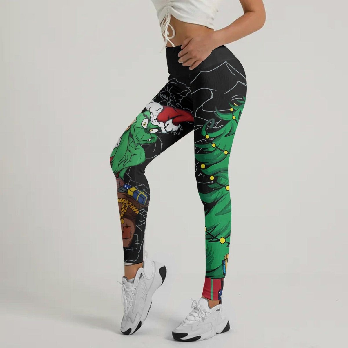 Grinch Christmas Leggings - BattleFitGear