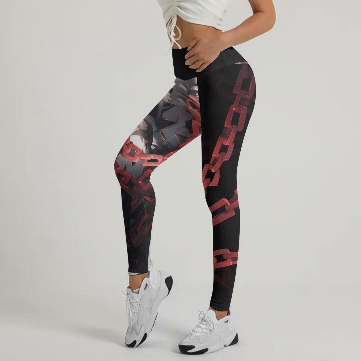 Warrior Panda Skull Leggings - BattleFitGear