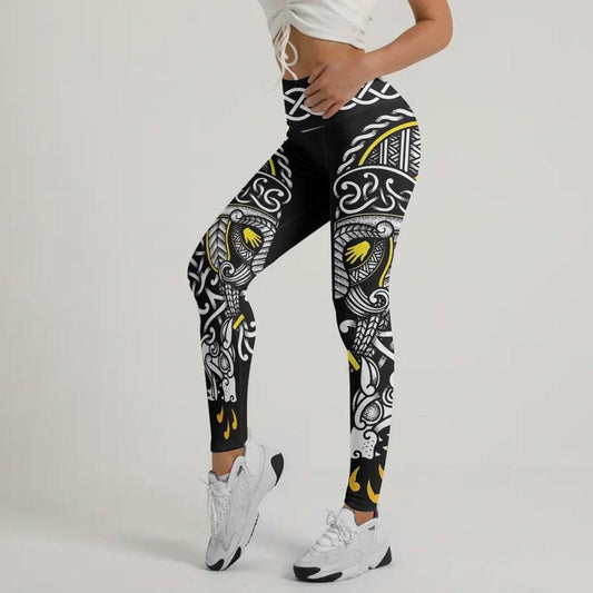 Viking Odin' Eyes Leggings - BattleFitGear