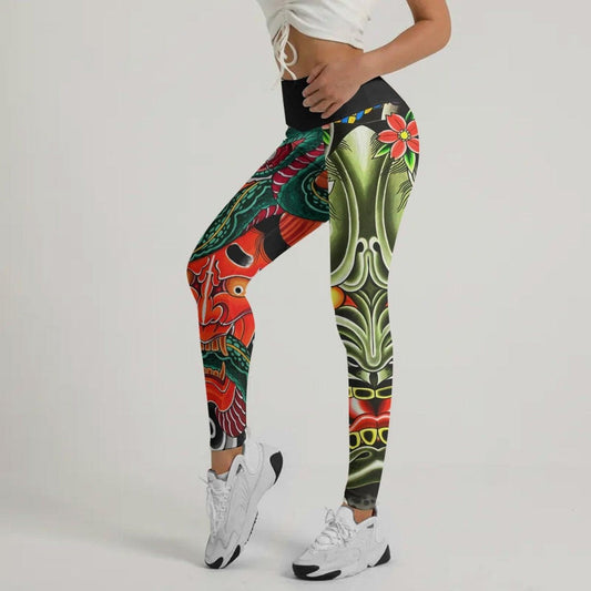 Japanese Viper Oni Leggings - BattleFitGear