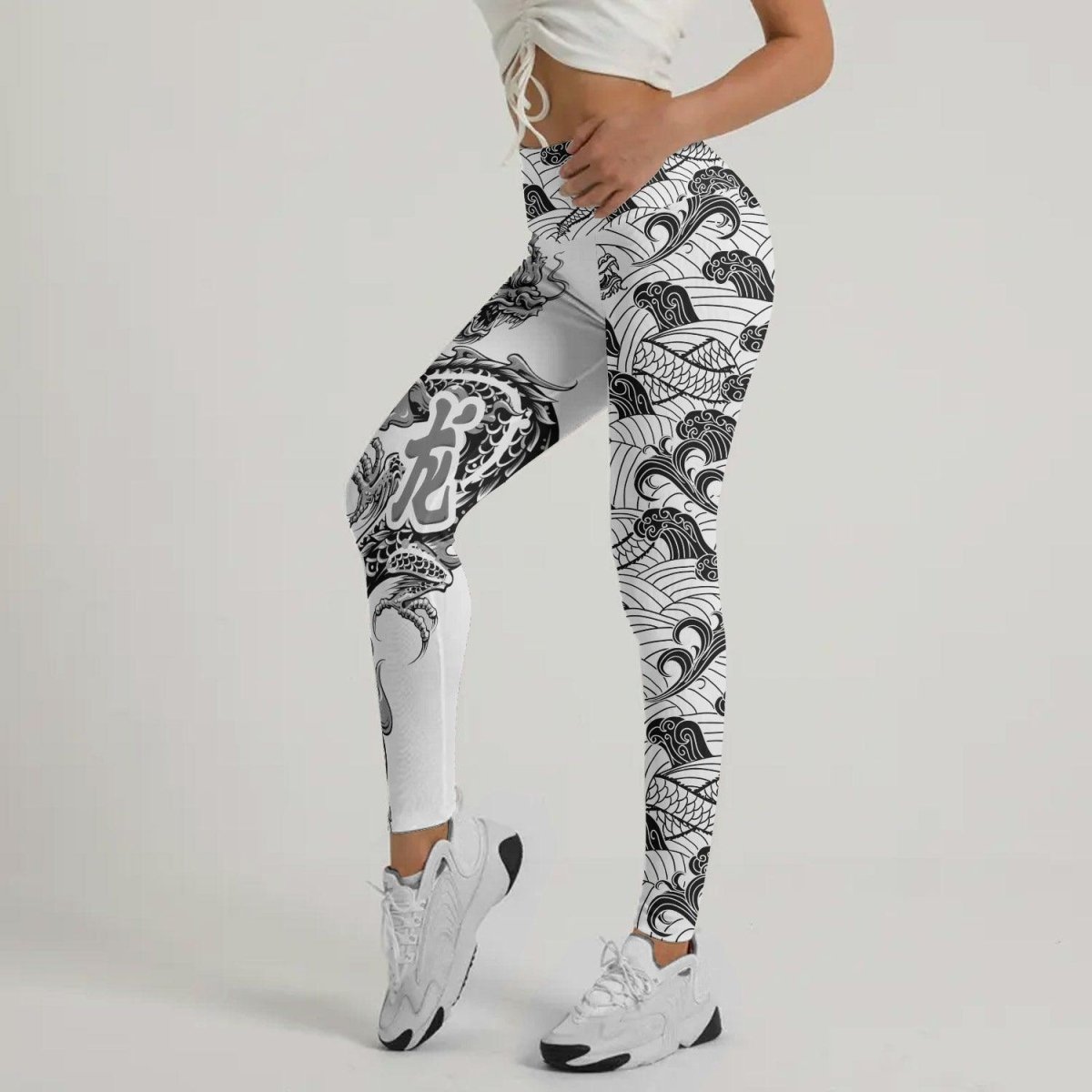 Samurai Dragon Leggings - BattleFitGear