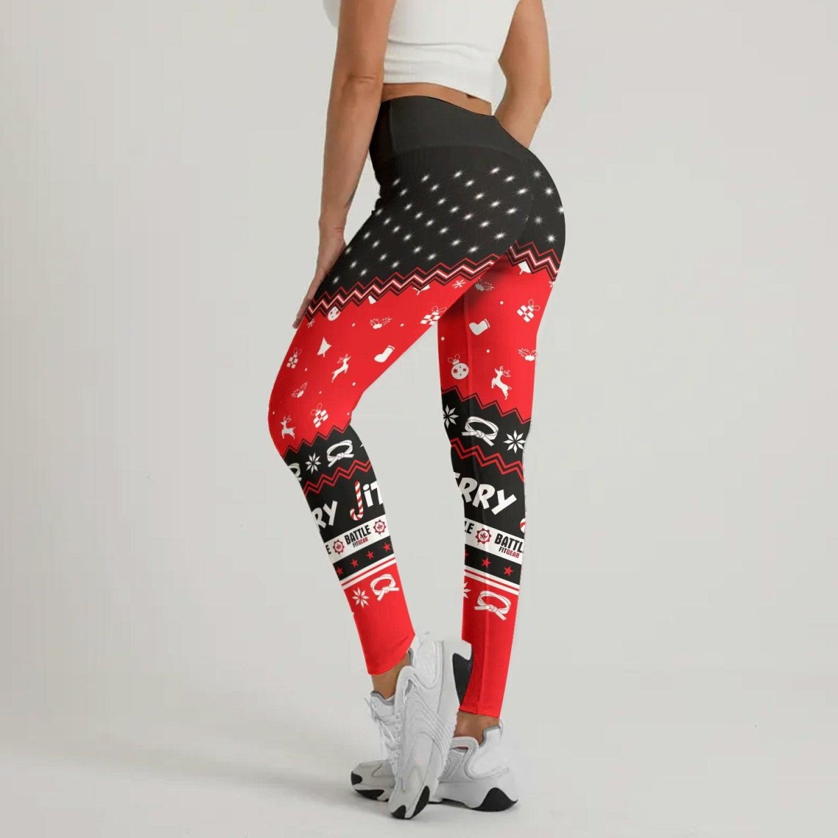 Villain Santa Claus Jitsmas Leggings - BattleFitGear