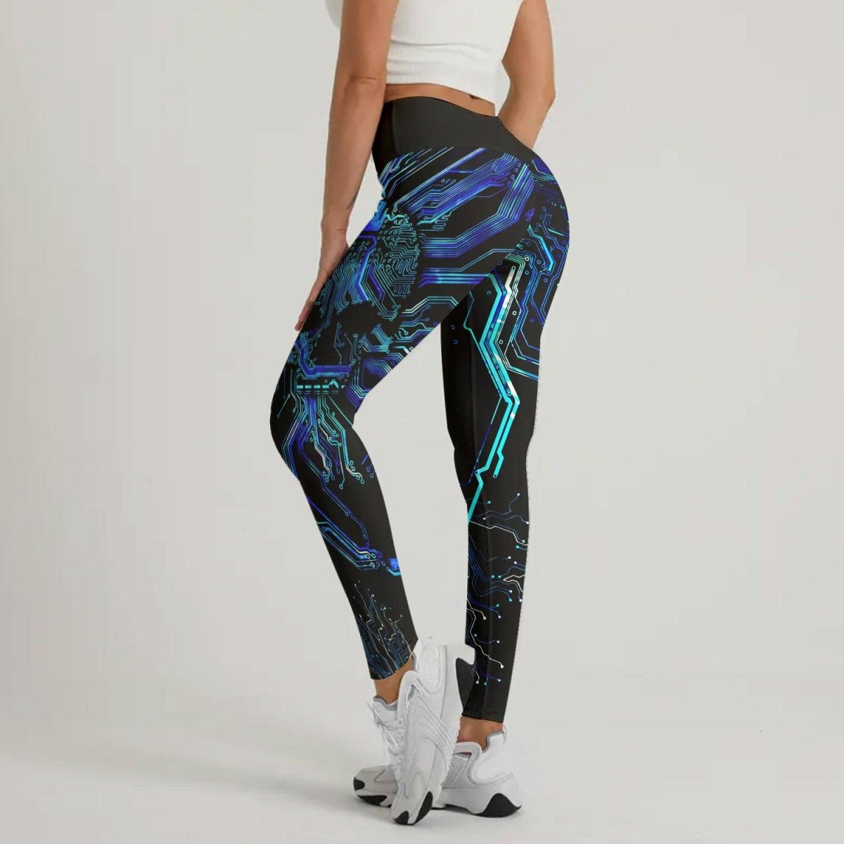 Glowing Circuit Leggings - BattleFitGear