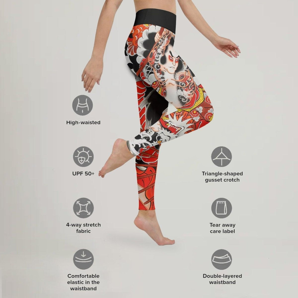 Kumonryu Shishin VS Tamatori Hime Leggings - BattleFitGear