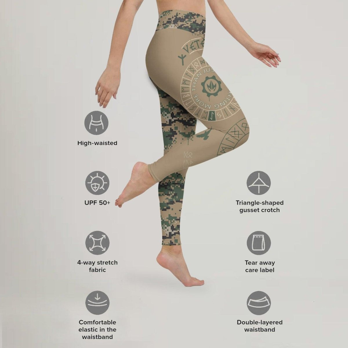 Marine Veteran Viking Leggings - BattleFitGear