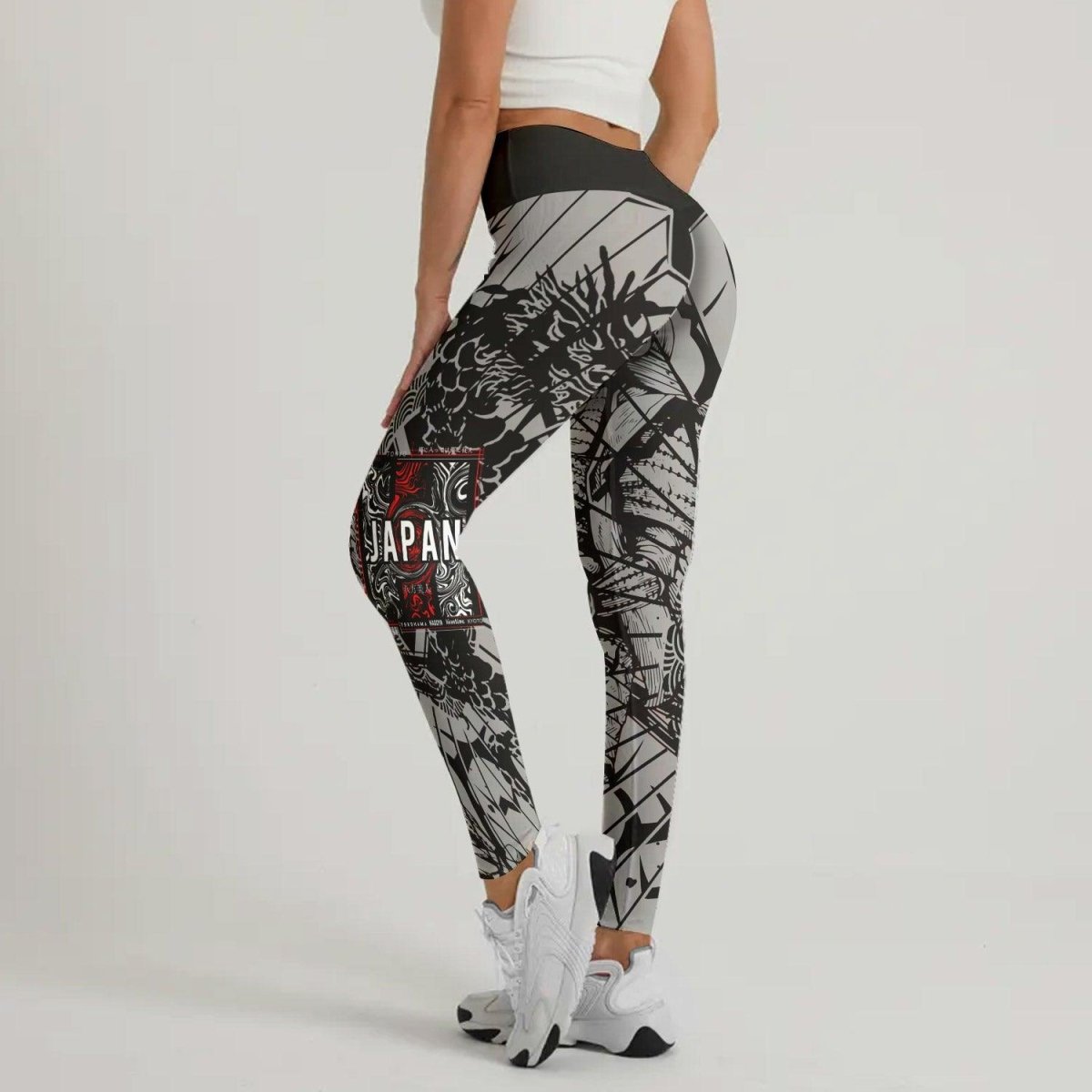 Samurai VS Dragon Leggings - BattleFitGear