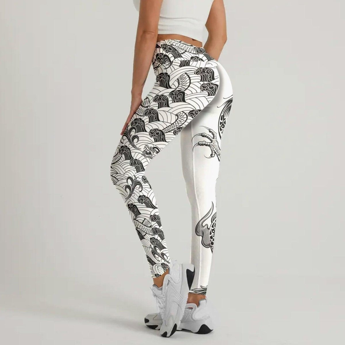 Samurai Dragon Leggings - BattleFitGear