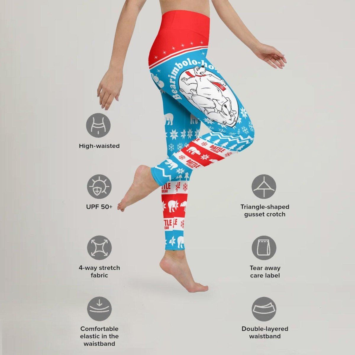 Bearimbolo - Ho - Ho Leggings - BattleFitGear