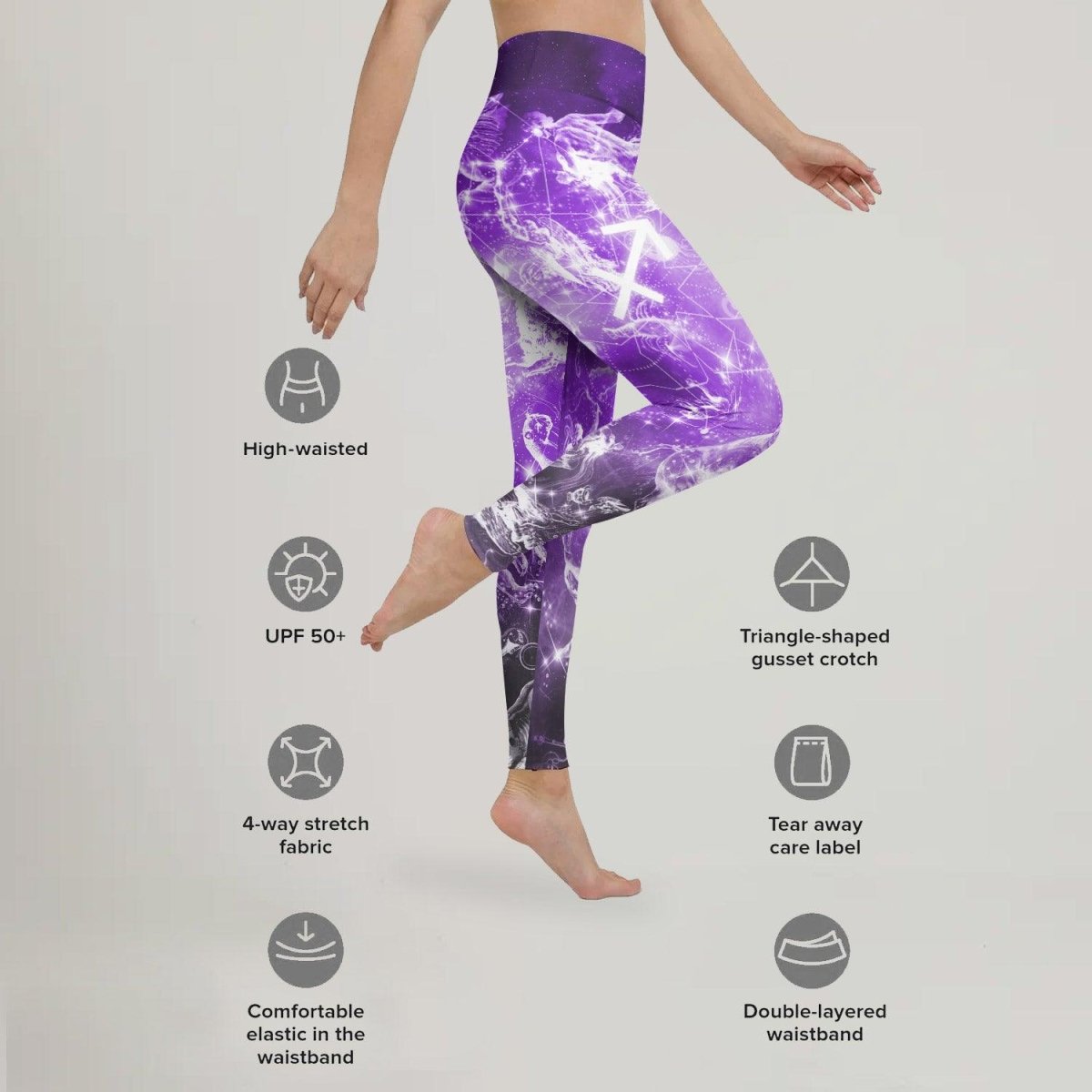 Zodiac Sagittarius Leggings - BattleFitGear