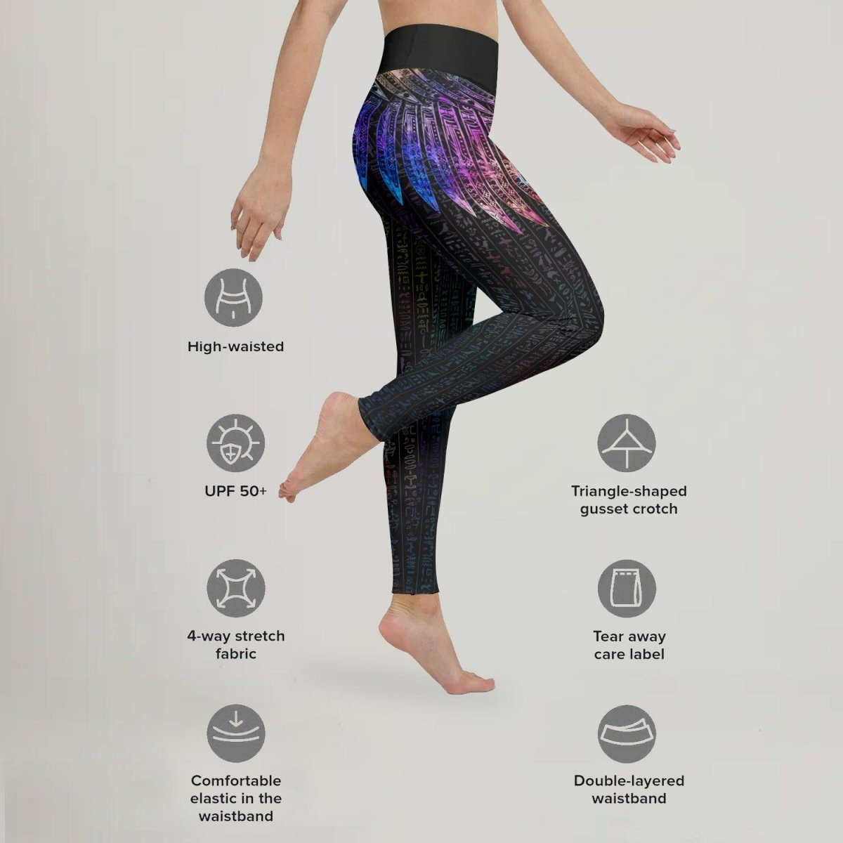 Goddess Of Motherly Love Aset Leggings - BattleFitGear